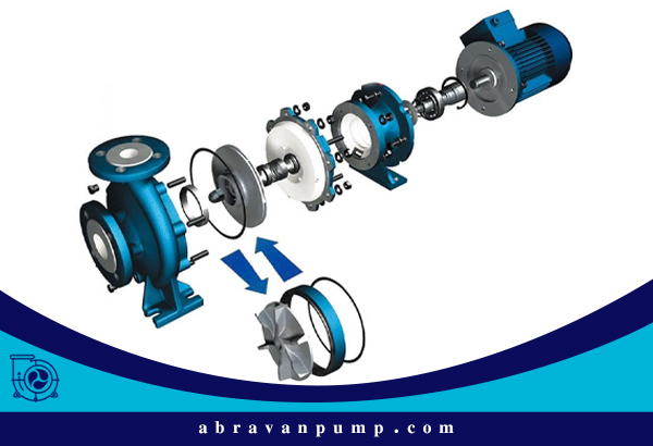 نقشه انفجاری پمپ اجزا و قطعات پمپ را به صورت گرافیکی نمایش می دهد.